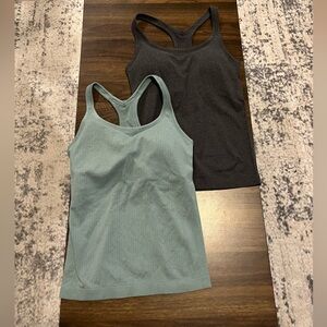 Amazon Women's Tank Tops - Black and Teal